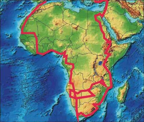 Durch Afrika, Afrika